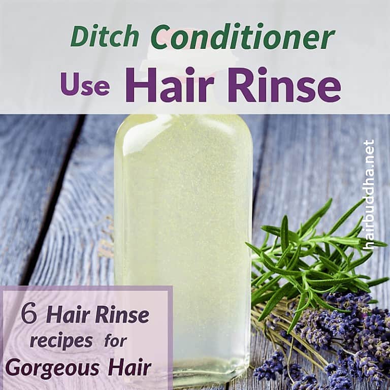 Ditch conditioner use hair rinse