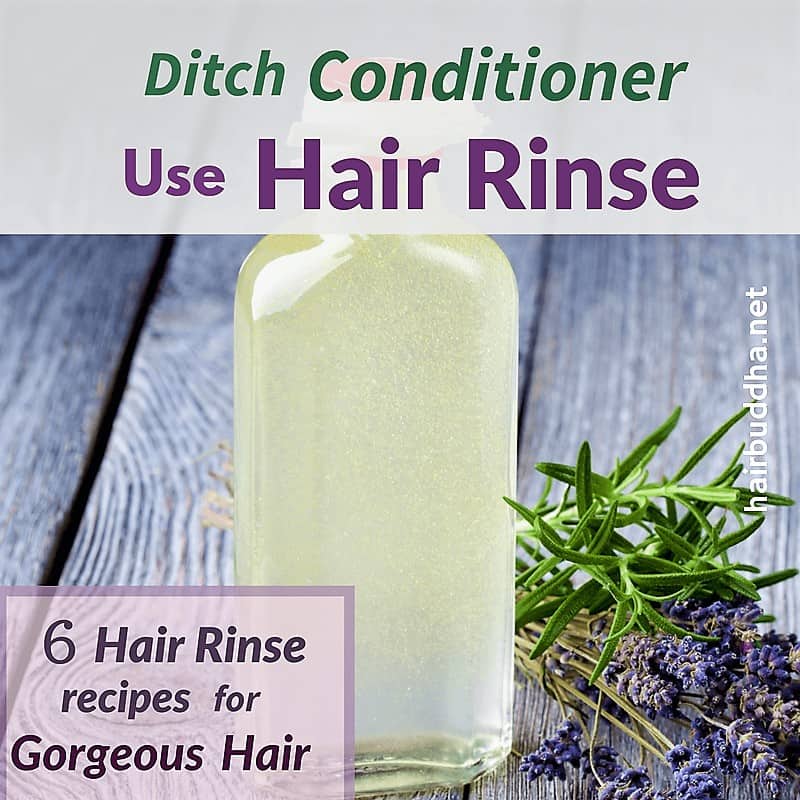 Ditch conditioner use hair rinse