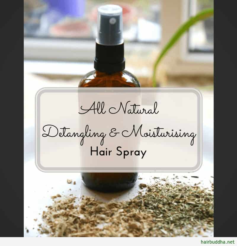 All-Natural Detangling and Moisturising Hair Spray - hair buddha