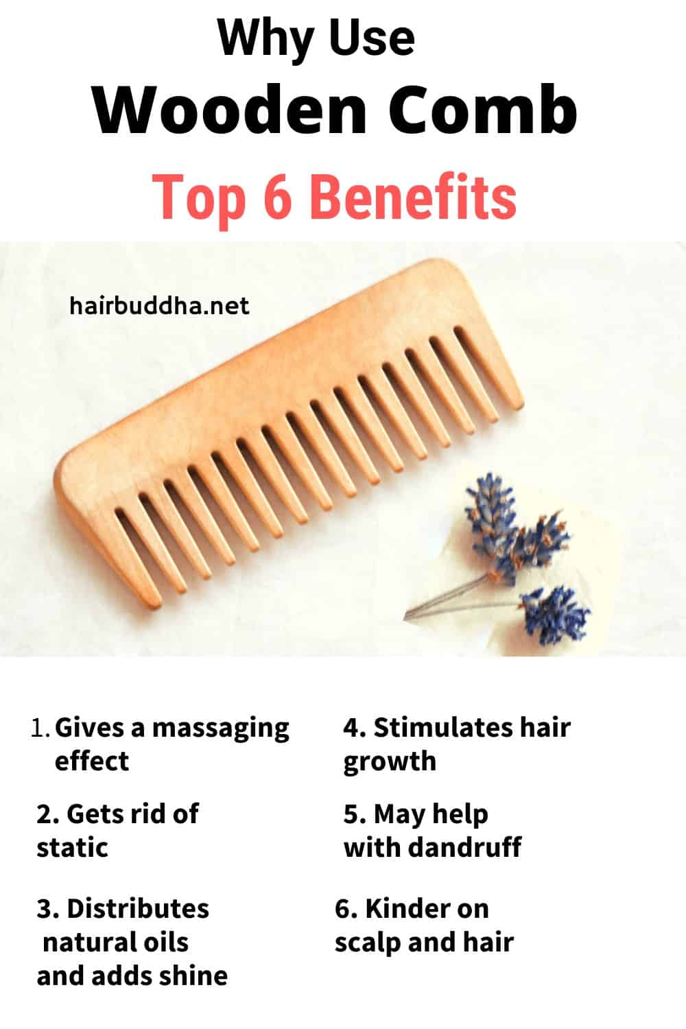 Why use wooden comb