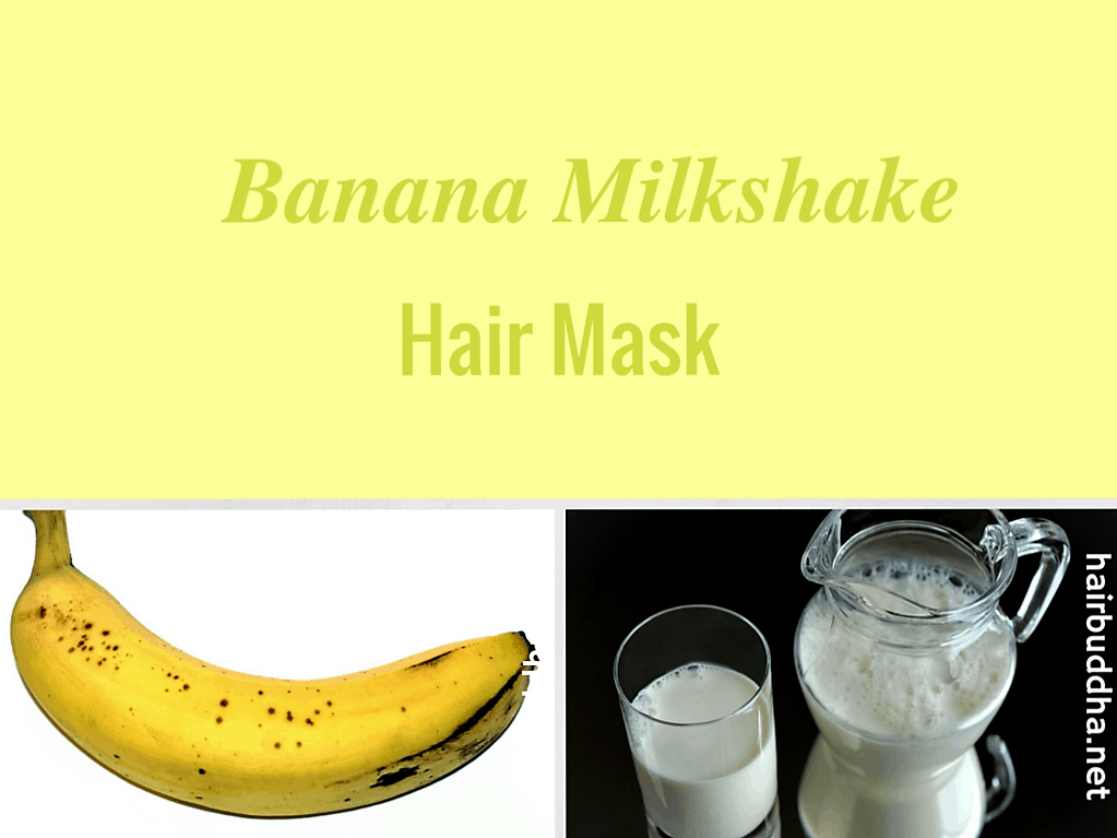 banana milkshake hair mask