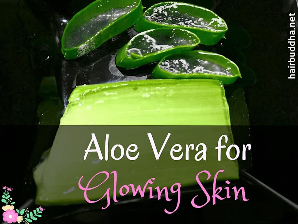 Aloe vera for glowing skin