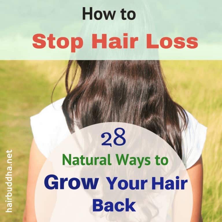how to stop hair loss and grow hair back