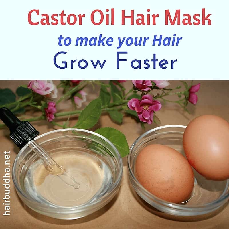 Castor oil hair mask for thick hair growth