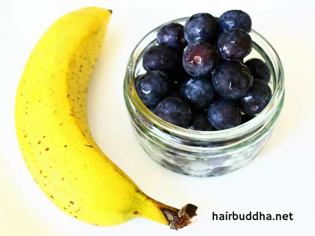 Blueberry and Banana Smoothie for Amazing Skin and Hair