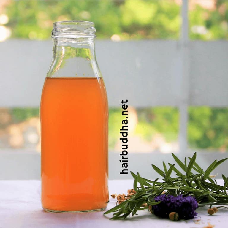 apple cider vinegar rinse