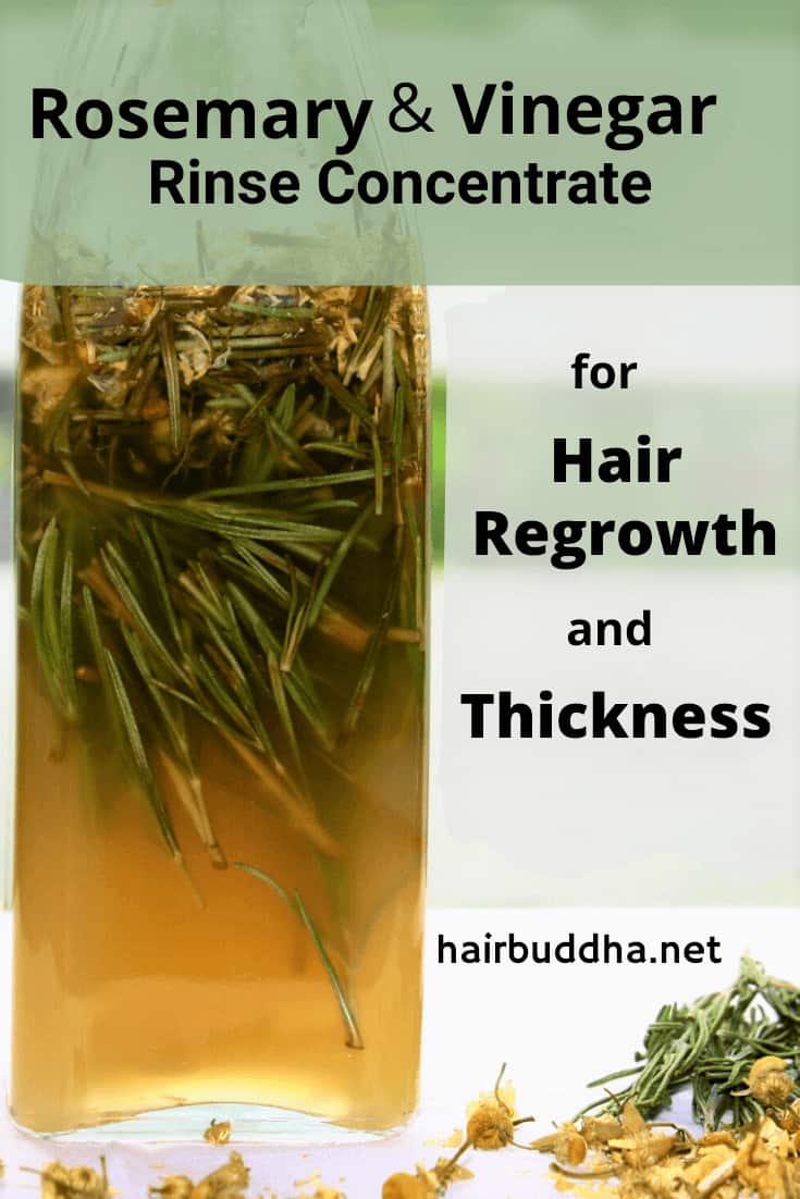 Rosemary and Vinegar Rinse Concentrate for Hair Re-Growth - hair buddha