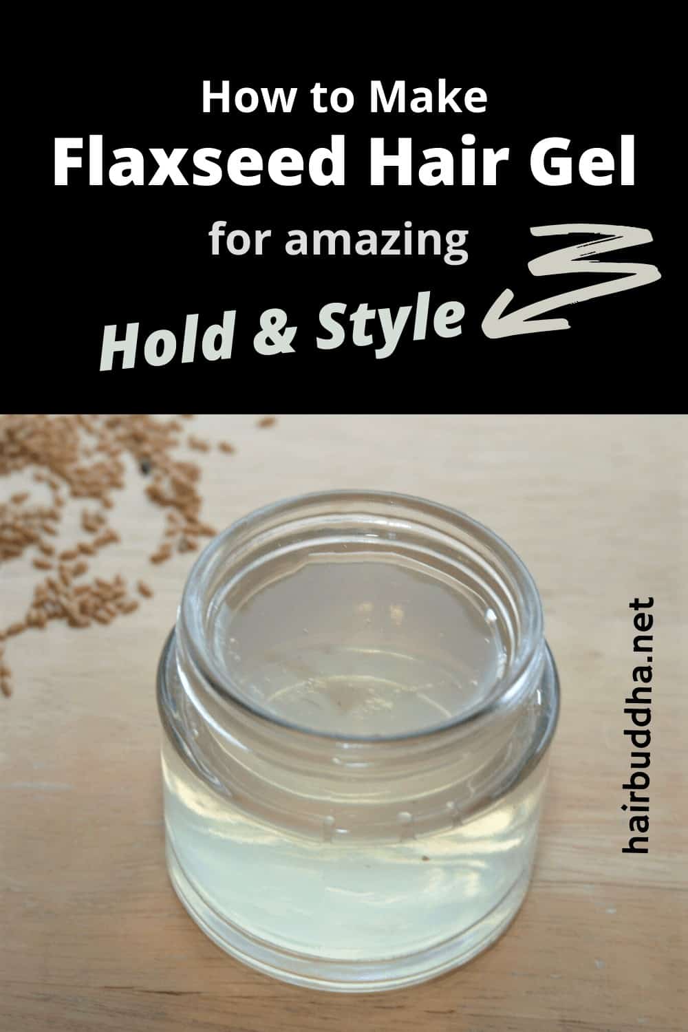 Homemade Hair Gel for Amazing Hold and Style (also Tame Frizz) - hair buddha