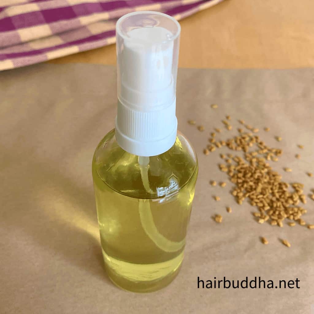 fenugreek hair spray