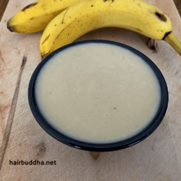 Banana Smoothie for Thicker Hair Growth (Also Makes Hair Super Soft and Smooth)